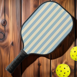 Palas De Pickleball Polo de franjas de mediados de siglo cielo ligero