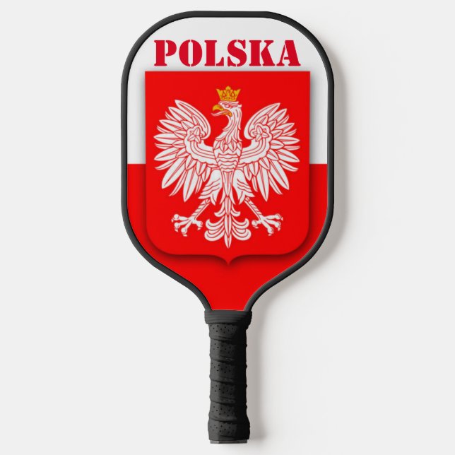 Palas De Pickleball Polska Patriótica de Bandera de Polonia (Anverso)