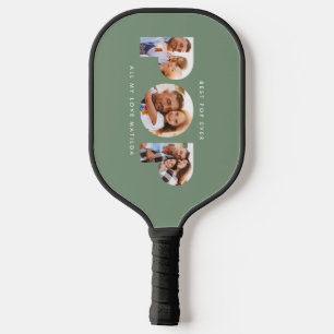 Palas De Pickleball Pop multifoto moderna tipografía sage green
