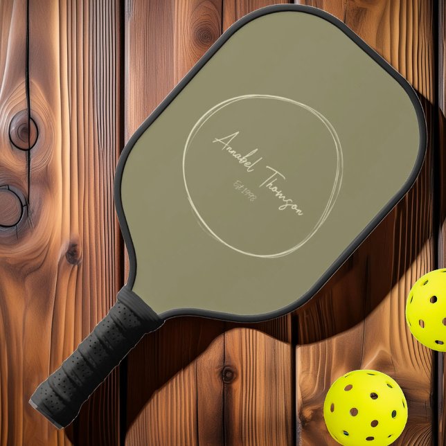 Palas De Pickleball Pradera de Salvia Moderno de Mitad de Siglo | Nomb (Subido por el creador)