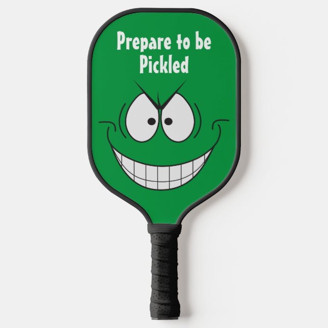 Palas De Pickleball Prepárense para ser el guerrero verde pellizcado (Anverso)