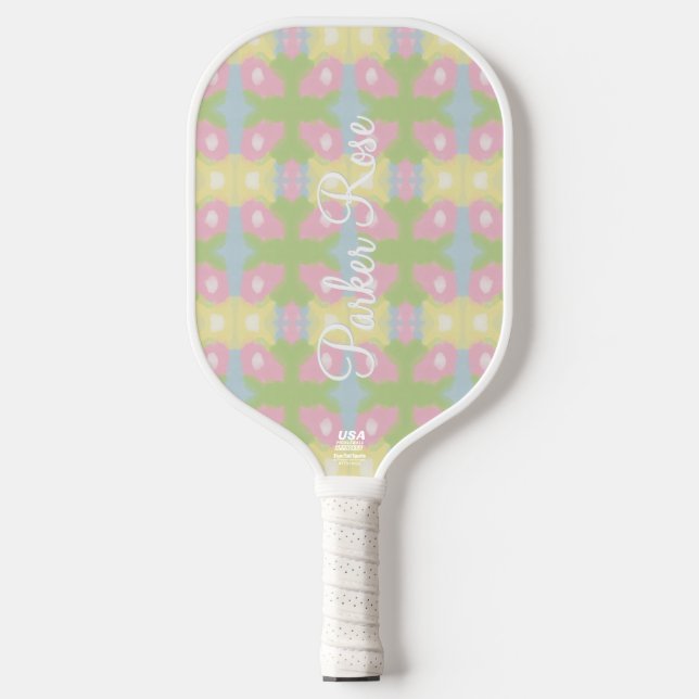 Palas De Pickleball Preppy Watercolor (Anverso)