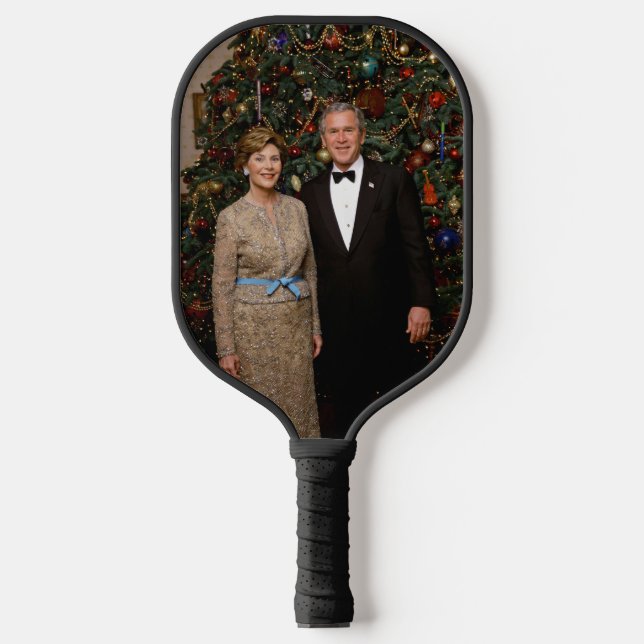 Palas De Pickleball Presidente George Bush, Laura Navidades Casa Blanc (Anverso)