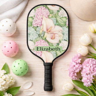 Palas De Pickleball Pretty Pastel Calla Lily Personalized