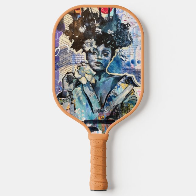 Palas De Pickleball Primer monograma de Shine (Anverso)