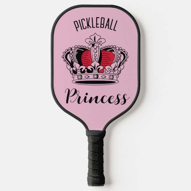 Palas De Pickleball Princesa de rosca personalizada (Anverso)