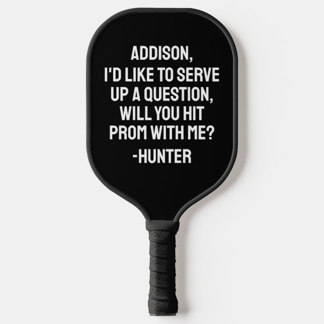 Palas De Pickleball Prom Proposal Promposal (Anverso)