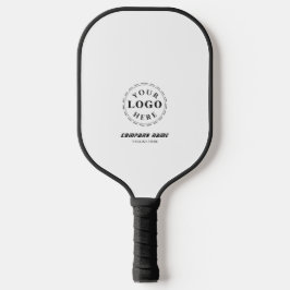 Palas De Pickleball Promociona tu marca con blanco negro clásico