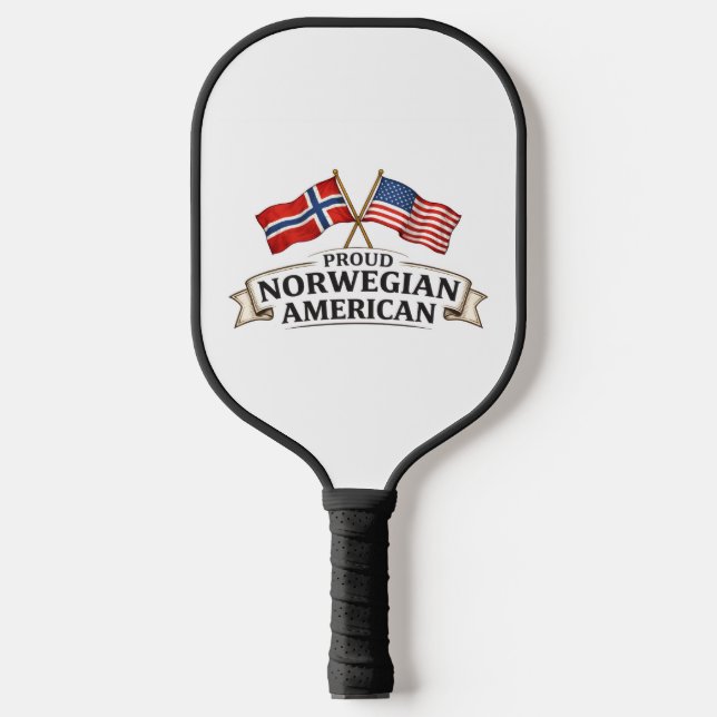 Palas De Pickleball Proud Norwegian American Pickleball Paddle (Anverso)