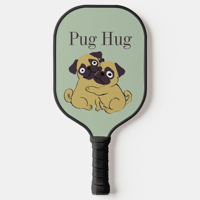 Palas De Pickleball Pug hug  (Anverso)