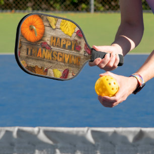 Palas De Pickleball Pulga seca de calabaza de Acción de Gracias de Sli