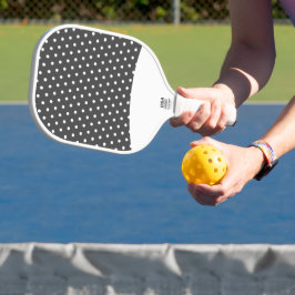 Palas De Pickleball Puntiagudos blancos puntas de baldosas fondo gris 