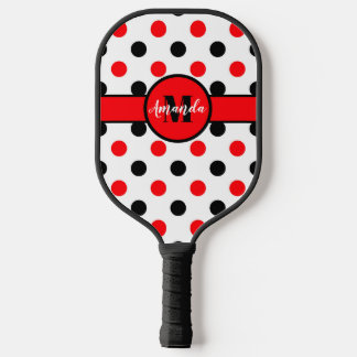 Palas De Pickleball Puntos Polka Personalizados Vamos a Encurtirse Pic