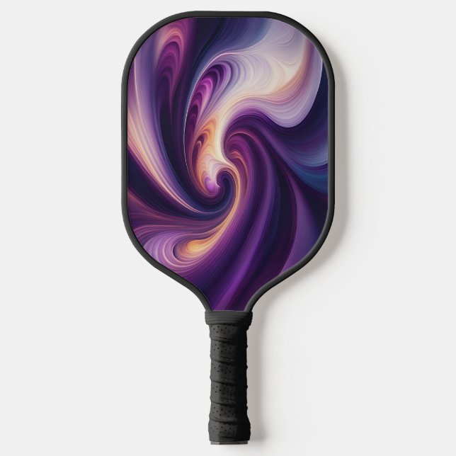 Palas De Pickleball Purple Momentum – Abstract Art Pickleball Paddle (Anverso)
