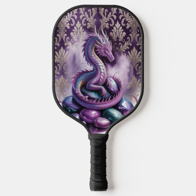Palas De Pickleball Purple Mystic Dragon Gothic (Anverso)