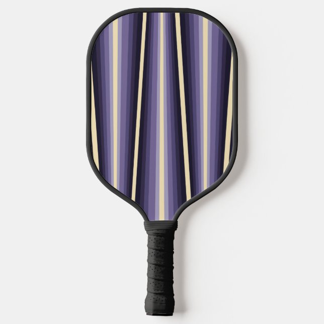 Palas De Pickleball  Purple White Chevron Pattern (Reverso )