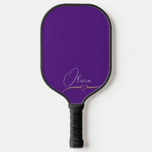 Palas De Pickleball Púrpura Paddle Personalizado De Bolas De Picklebal