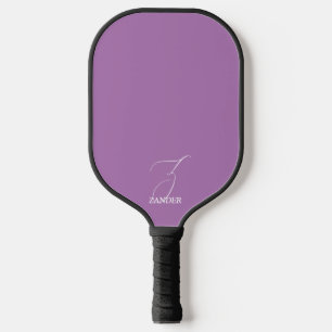 Palas De Pickleball Púrpura Pálido con Monograma