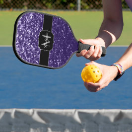 Palas De Pickleball Purpurina morado ultravioleta oscuro brillante Mon