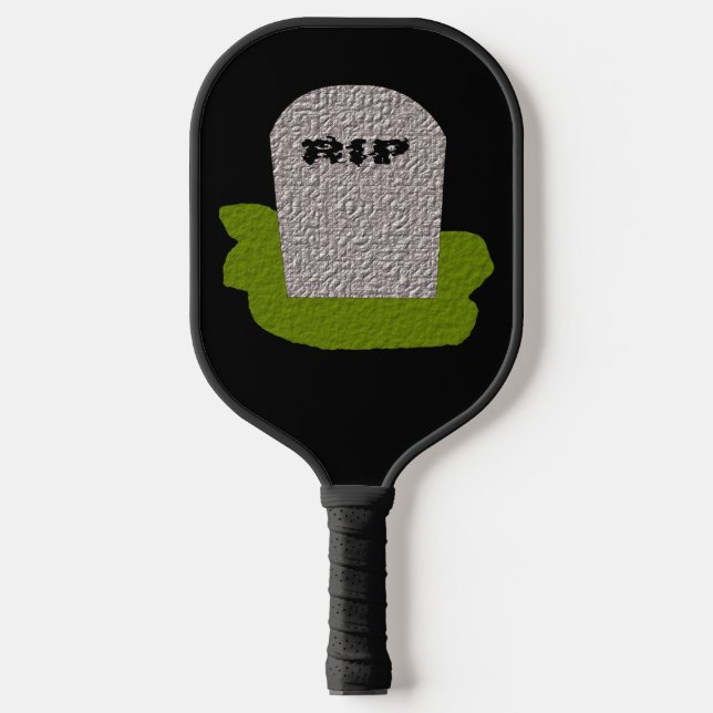 Palas De Pickleball QEPD Tombstone Halloween (Anverso)
