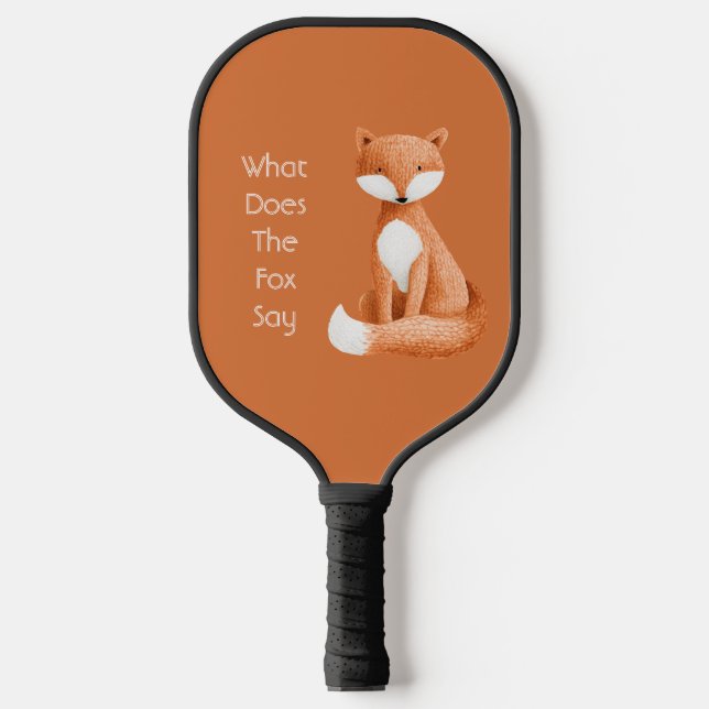 Palas De Pickleball ¿Qué dice el zorro? (Anverso)