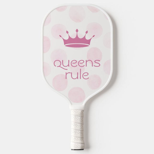 Palas De Pickleball Queens Rule Pink Crown  (Anverso)