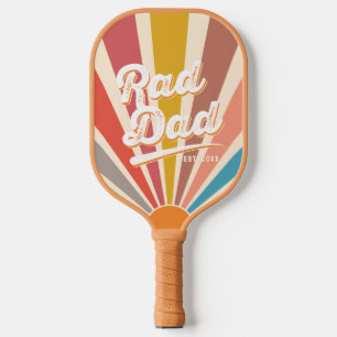 Palas De Pickleball Rad Dad, un retro moderno, se divierte con el arco