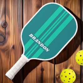 Palas De Pickleball Rally verde azulada Beach Breeze con nombre