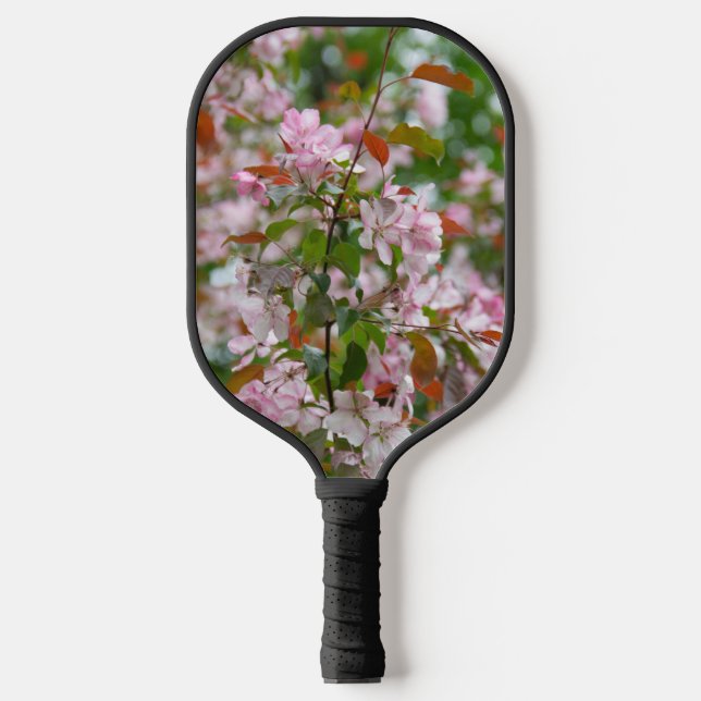 Palas De Pickleball Rama delgada con flores manzana (Anverso)