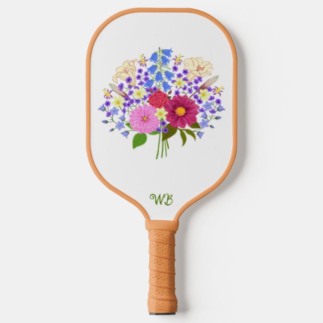 Palas De Pickleball Ramo de flores (Anverso)