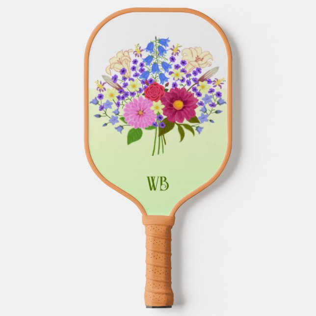 Palas De Pickleball Ramo de flores amarillo (Anverso)