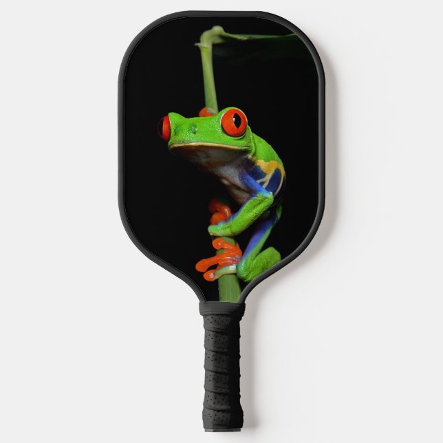 Palas De Pickleball Rana de árbol pintado con ojos rojos (Anverso)