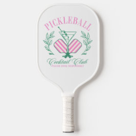 Palas De Pickleball Rayado rosa y blanco | Cabana
