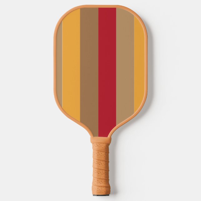 Palas De Pickleball Rayas Coloridas Rayas Verticales  (Anverso)