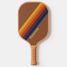 Palas De Pickleball Rayas de Arcilla Secadas al Sol con Nombre