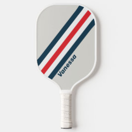 Palas De Pickleball Rayas de Avión de Guerra con Nombre