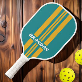 Palas De Pickleball Rayas de concentración Amanecer de Conchas Marinas