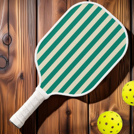 Palas De Pickleball Rayas de Polo de mediados de siglo Aqua Playa
