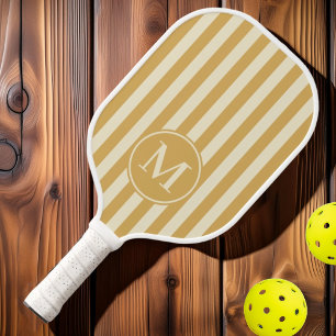 Palas De Pickleball Rayas de Polo de Mediados de Siglo Arena Amanecer