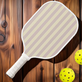 Palas De Pickleball Rayas de Polo de Mediados de Siglo Beso de Lavanda