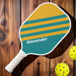 Palas De Pickleball Rayas del amanecer de conchas marinas deportivas c