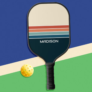 Palas De Pickleball Rayas retro 70 personalizadas