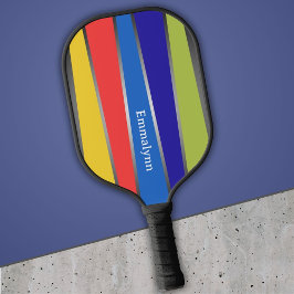Palas De Pickleball Rayas retro cinco colores
