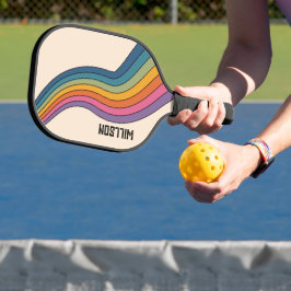 Palas De Pickleball Rayas retro de los 60 y 70