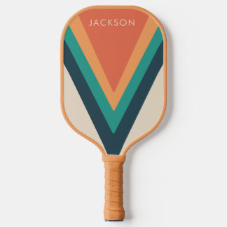 Palas De Pickleball Rayas retro elegantes de Guay personalizadas