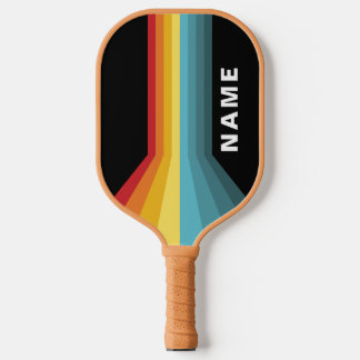 Palas De Pickleball Rayas retro personalizadas
