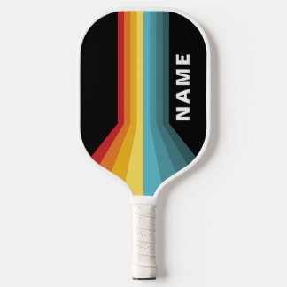 Palas De Pickleball Rayas retro personalizadas