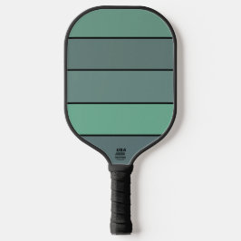 Palas De Pickleball Rayas Verdes Y Gris De Invierno Sobre Papel Acuáti