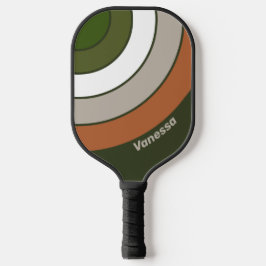 Palas De Pickleball Rayo de círculo de masa húmeda con nombre