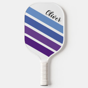 Palas De Pickleball Rayo diagonal azul púrpura